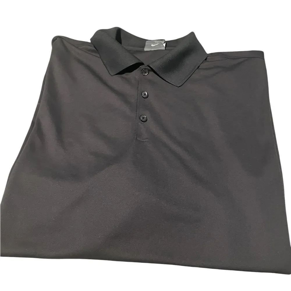Nike Golf dri-fit size XXL Black Polo Shirt excellent condition